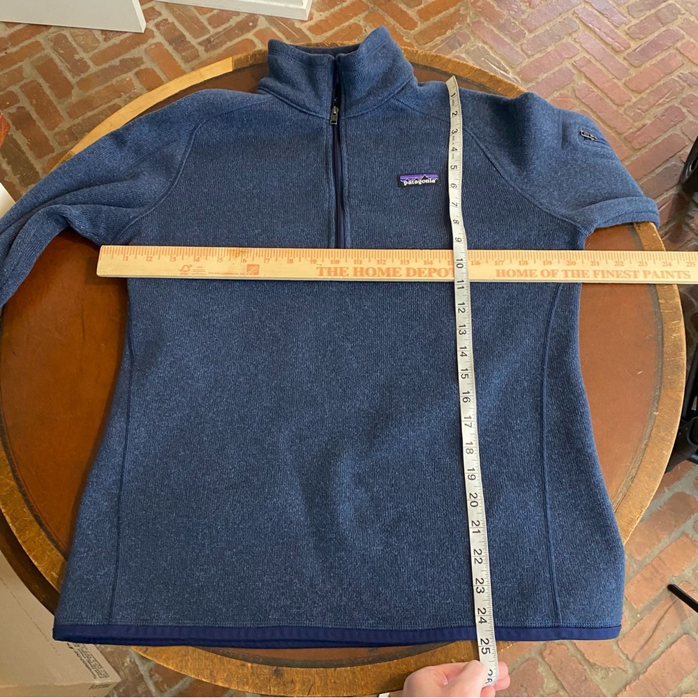 Patagonia Better Sweater Fleece Pullover 1/4 Zip Blue Size large fall winter - Picture 5 of 7